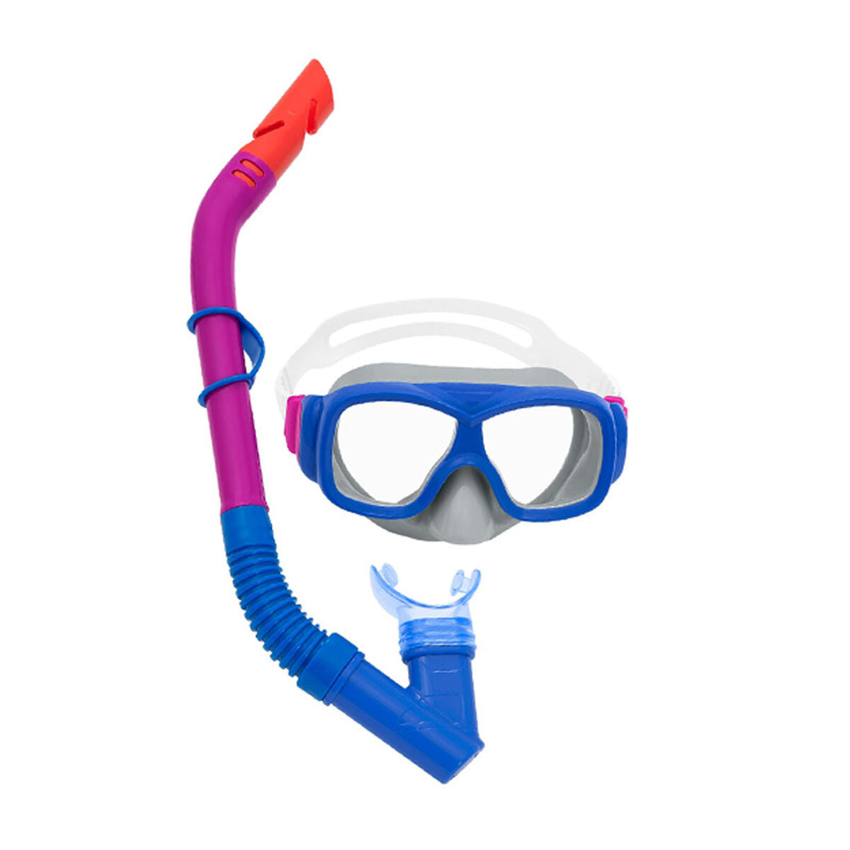Snorkel y Gafas Infantiles Bestway Blue Orange (1 Unit)