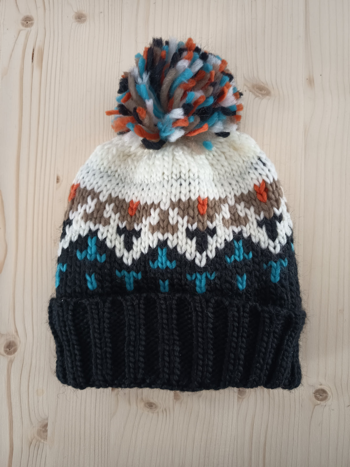 Black and White Beanie
