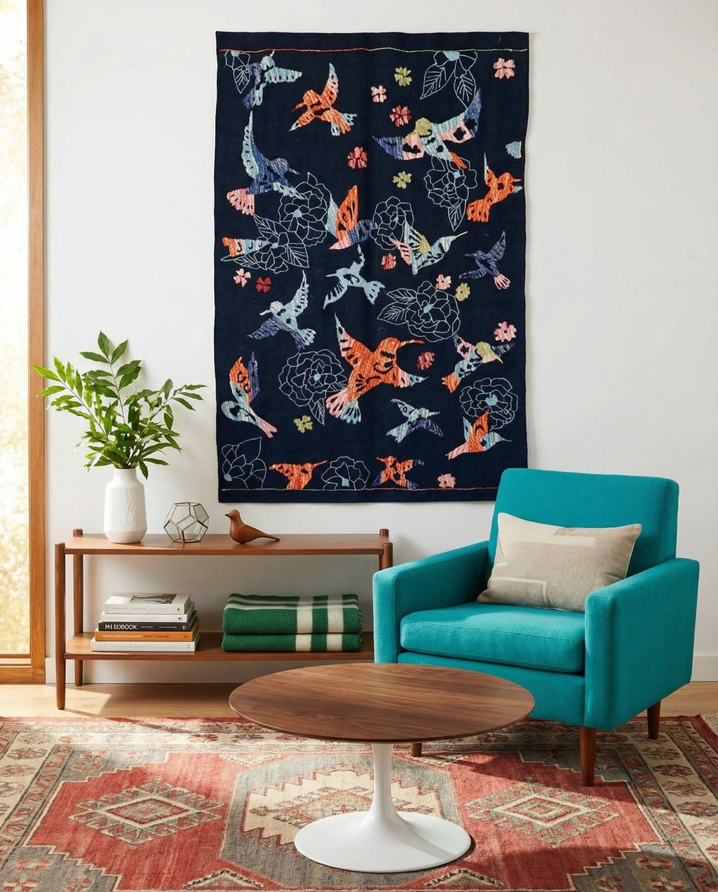 Kilim Suzani Tejido a Mano  - Medidas: 180 x 120 cm
